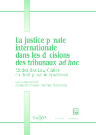 La justice pénale internationale dans les décisions des tribunaux