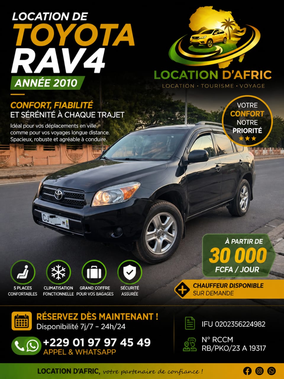 Véhicule en location