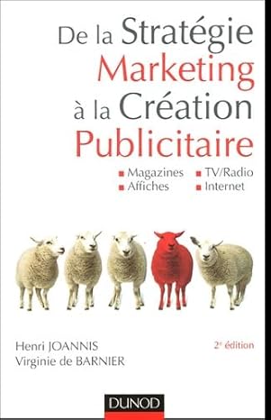De la stratégie marketing à la création publicitaire: Magazines, Affiches, TV/Radio, Internet