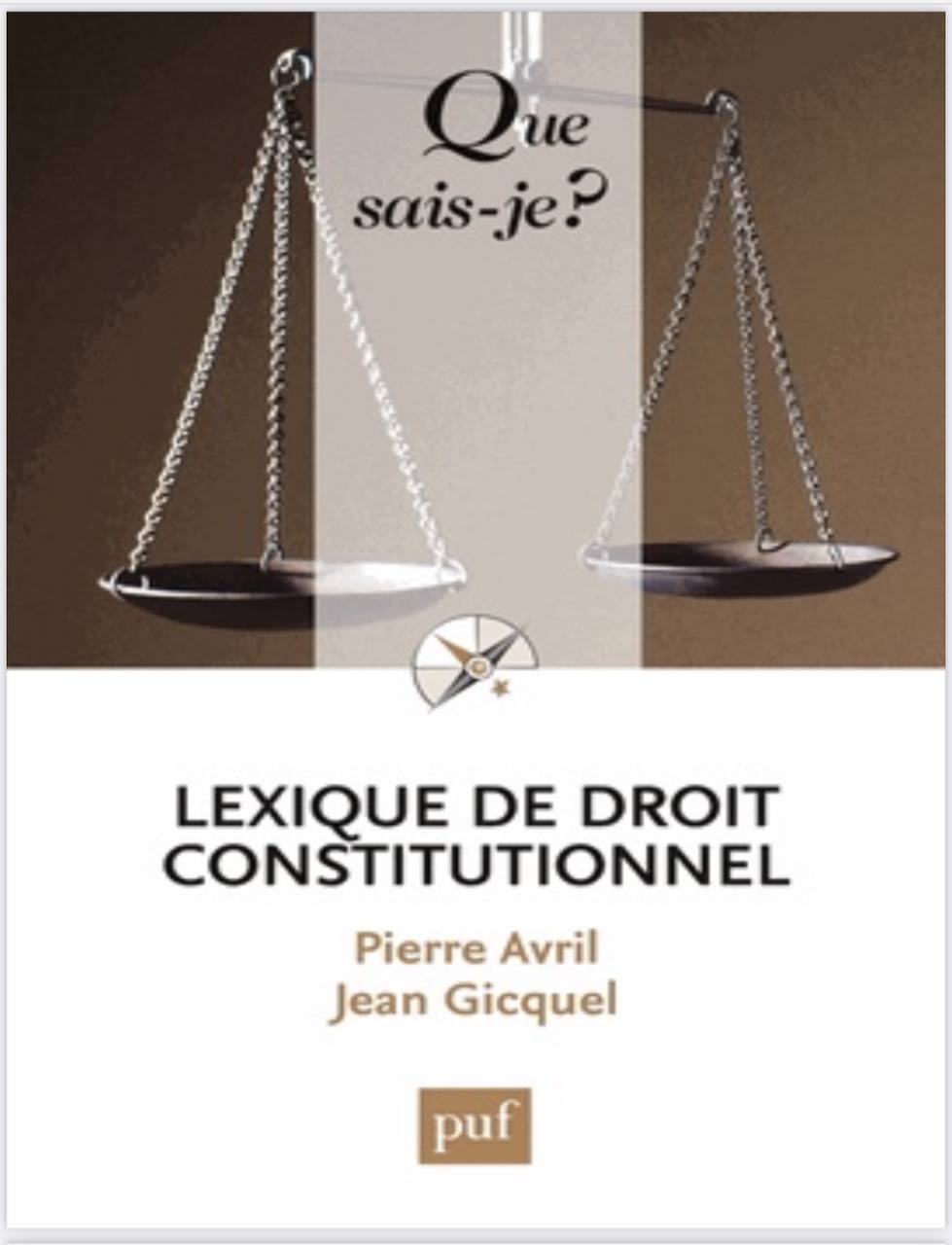 Lexique de droit constitutionnel