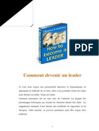 Comment Devenir Un Leader