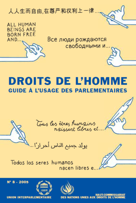 DROITS DE L'HOMME: GUIDE À L'USAGE DES PARLEMENTAIRES